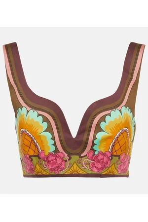 La DoubleJ Bedrucktes Cropped-Top Baia