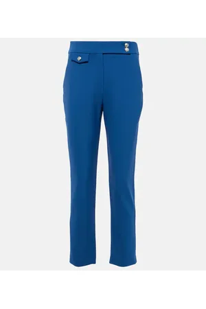 VERONICA BEARD High-Rise Cropped-Hose Renzo