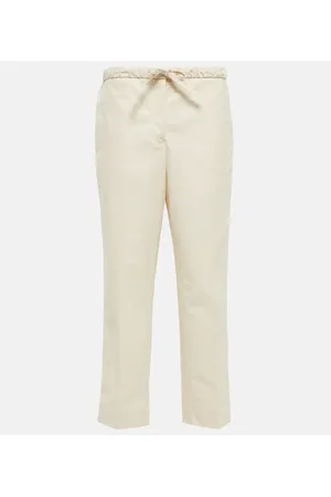 Jil Sander High-Rise-Hose aus Baumwolle