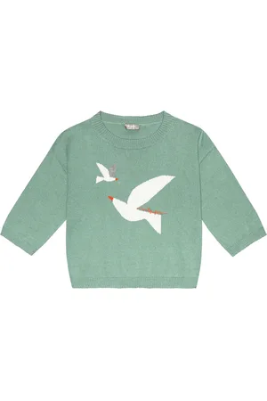 Il gufo Pullover aus Baumwolle