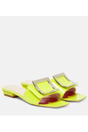 Roger Vivier Pantoletten Love 45 aus Lackleder