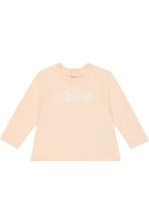 Chloé Chloé Kids Baby Longsleeve aus Baumwoll-Jersey