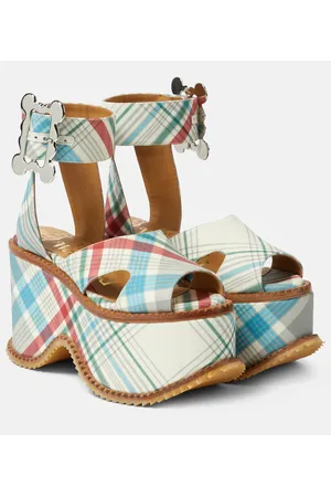 Vivienne Westwood Plateausandalen Olde London aus Canvas