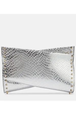 Christian Louboutin Verzierte Clutch Loubitwist Small aus -Leder