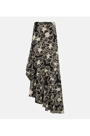 Max Mara Bedruckter Maxirock