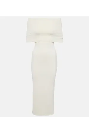 WARDROBE.NYC Off-Shoulder-Midikleid