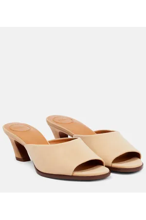 Chloé Chloé Pantoletten Oli aus Veloursleder