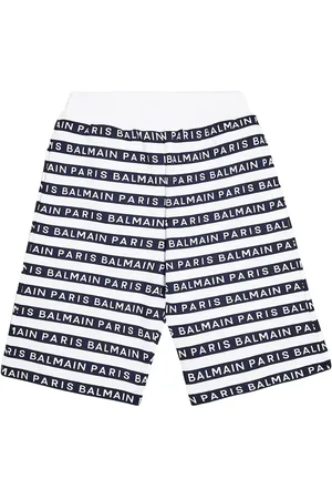 Balmain Bedruckte Shorts aus Baumwolle