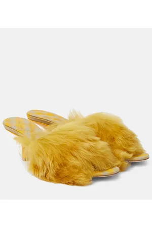 Burberry Pantoletten Jackie mit Shearling