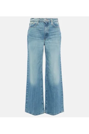 Frame High-Rise Wide-Leg Jeans Le Jane