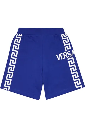 VERSACE Bedruckte Shorts Greca aus Baumwolle