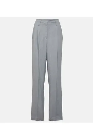 Brunello Cucinelli Gerade Mid-Rise-Hose