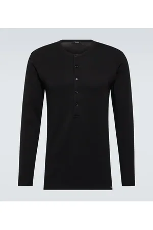 Tom Ford Henley-Top aus einem Baumwollgemisch