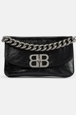 Balenciaga Schultertasche BB Soft Small Flap aus Leder