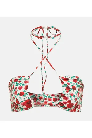 MAGDA BUTRYM Bedrucktes Bikini-Oberteil
