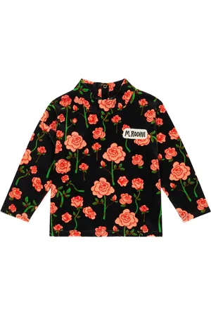 Mini Rodini Bedrucktes Top aus Baumwollsamt