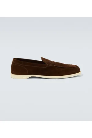 JOHN LOBB Loafers Pace aus Veloursleder