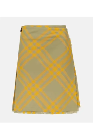 Burberry Midirock aus einem Wollgemisch