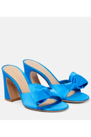 Gianvito Rossi Pantoletten Rosie aus Satin