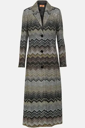 Missoni Verzierter Mantel aus Strick