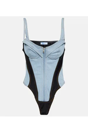 MUGLER Body aus Denim