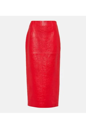 Prada Bleistiftrock aus Leder