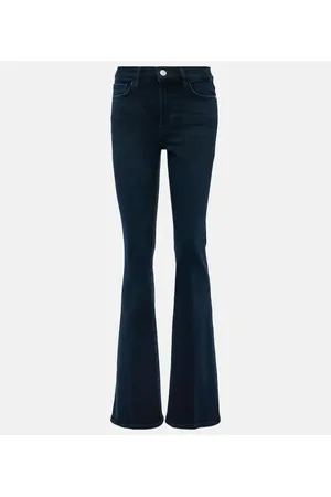 Frame High-Rise Flared Jeans Le High Flare