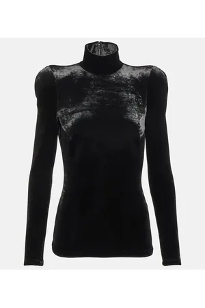 Balenciaga Top aus Samt