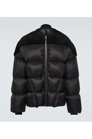 Rick Owens Daunenjacke Flight mit Shearling