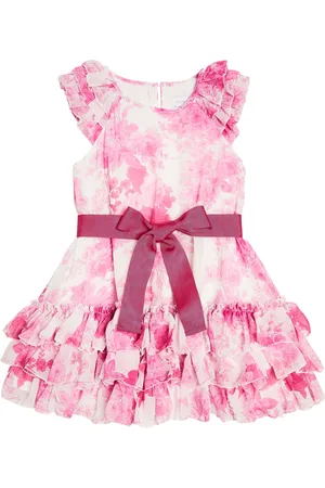 MONNALISA Bedrucktes Kleid aus Georgette