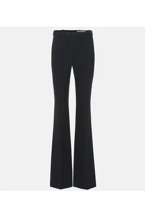 Alexander McQueen Flared-Hose aus Crêpe