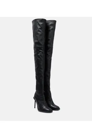 ANN DEMEULEMEESTER Overknee-Stiefel Adna aus Leder