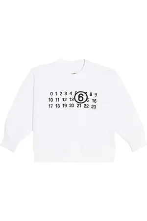 Maison Margiela Bedrucktes Sweatshirt aus Baumwoll-Jersey