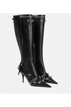 Balenciaga Stiefel Cagole aus Leder