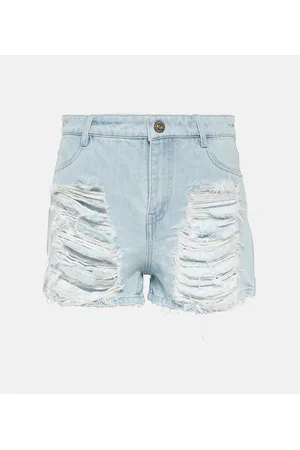 DION LEE High-Rise Jeansshorts