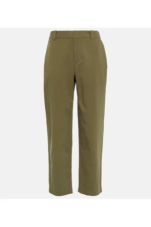 Vince Mid-Rise-Hose aus Baumwolle