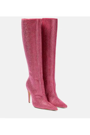 MAGDA BUTRYM Stiefel aus Leder mit Kristallen