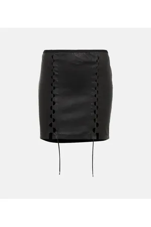 DION LEE Minirock aus Leder