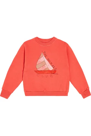 The Animals Observatory Sweatshirt Bear aus Baumwoll-Jersey