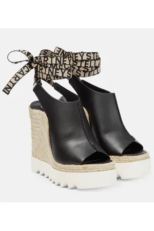 Stella McCartney Plateausandalen Gaia aus Lederimitat