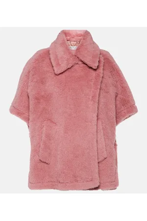 Max Mara Cape Tebe aus Teddyfleece