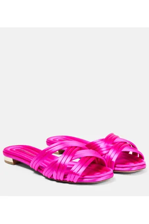 Aquazzura Pantoletten Oahu aus Satin