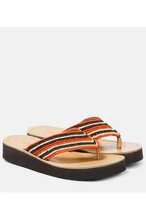 GABRIELA HEARST Sandalen Clemence aus Raffiabast