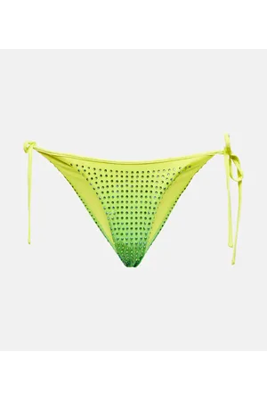 Self-Portrait Bikini-Höschen mit Kristallen
