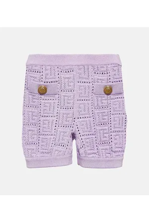 Balmain Shorts Monogram aus Strick