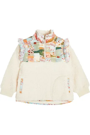 Chloé Chloé Kids Pullover aus Faux Shearling