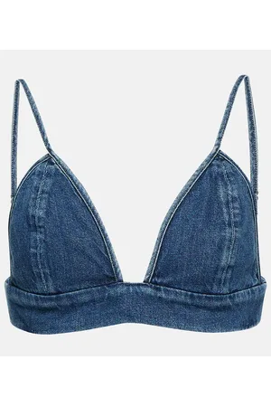 AGOLDE Bralette aus Denim