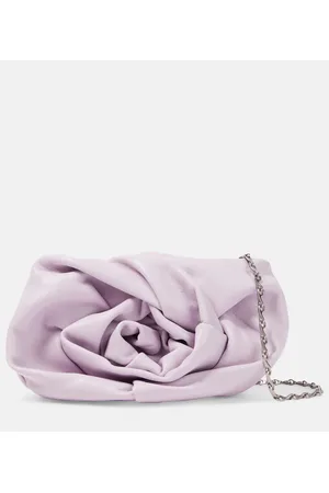 Burberry Clutch Rose aus Leder