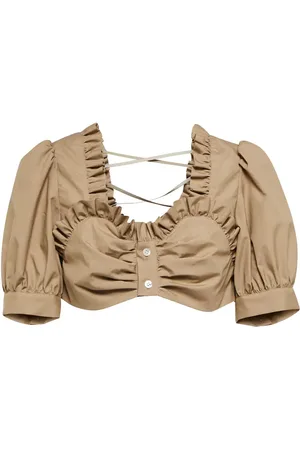 NOIR KEI NINOMIYA Cropped-Top aus Baumwolle