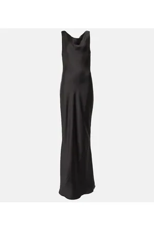 Norma Kamali Maxikleid Maria aus Satin